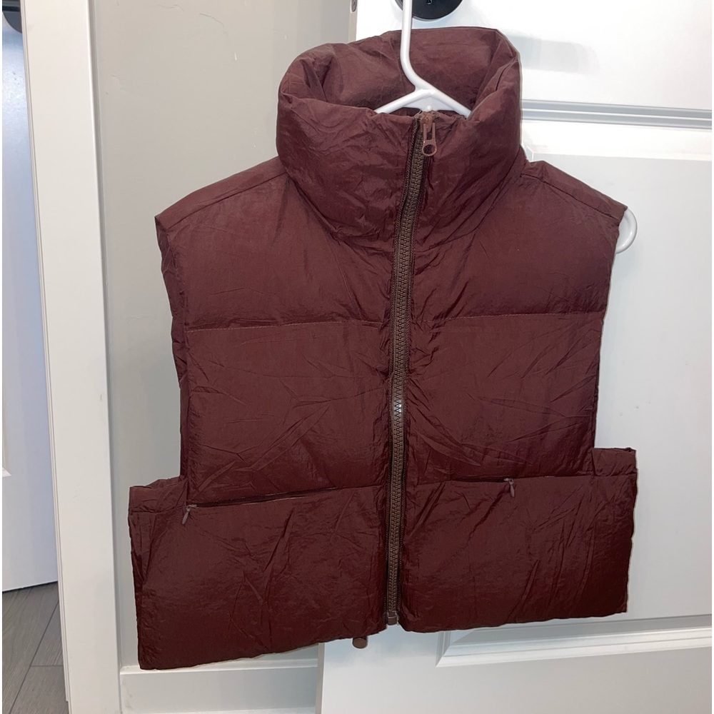 Brown Puffy Vest